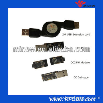 CC2540/CC2541Bluetooth 4.0 Development Kit(CC Debugger,USB Dongle, USB Extension Cable))